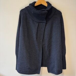 Lululemon Karmic Cocoon Wrap Sweater Womens Chunky Merino wool sz 6